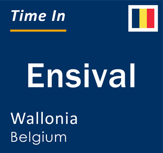 Current local time in Ensival, Wallonia, Belgium