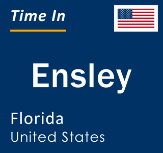 Current local time in Ensley, Florida, United States