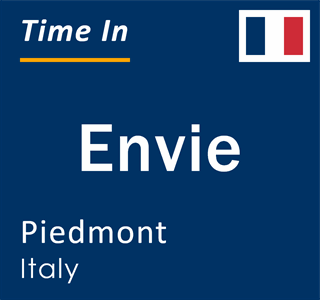 Current local time in Envie, Piedmont, Italy