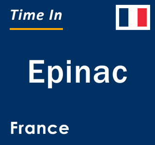 Current local time in Epinac, France