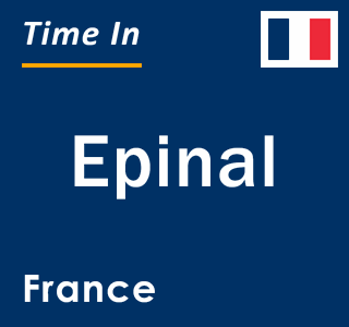 Current local time in Epinal, France