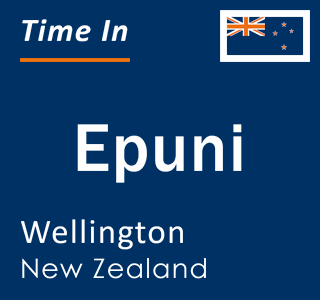 Current local time in Epuni, Wellington, New Zealand