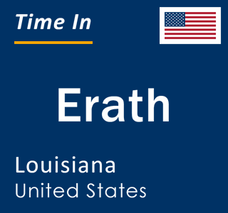 Current local time in Erath, Louisiana, United States