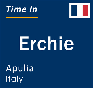 Current local time in Erchie, Apulia, Italy