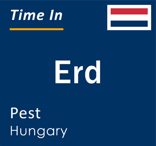 Current time in Erd, Pest, Hungary