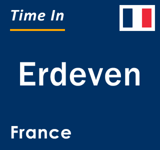 Current local time in Erdeven, France