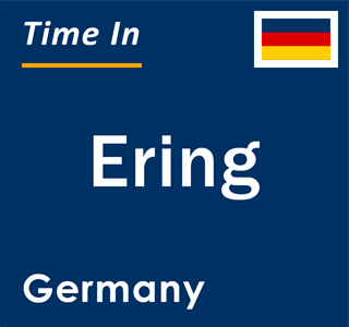 Current local time in Ering, Germany