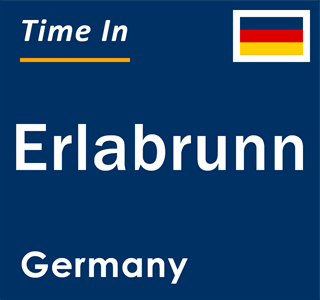 Current local time in Erlabrunn, Germany