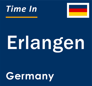 Current local time in Erlangen, Germany