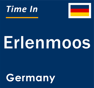 Current local time in Erlenmoos, Germany