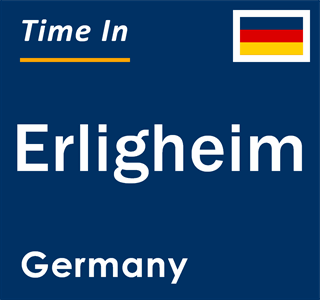 Current local time in Erligheim, Germany