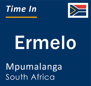 Current local time in Ermelo, Mpumalanga, South Africa