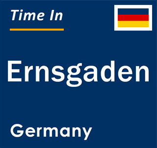 Current local time in Ernsgaden, Germany