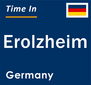 Current local time in Erolzheim, Germany