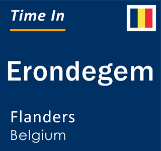 Current local time in Erondegem, Flanders, Belgium