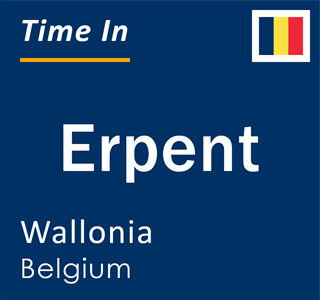 Current local time in Erpent, Wallonia, Belgium