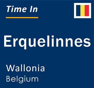 Current local time in Erquelinnes, Wallonia, Belgium