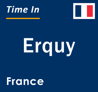 Current local time in Erquy, France