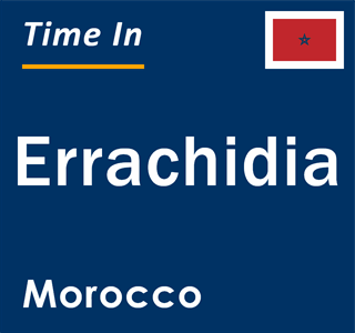 Current local time in Errachidia, Morocco