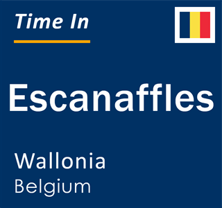 Current local time in Escanaffles, Wallonia, Belgium