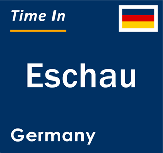 Current local time in Eschau, Germany