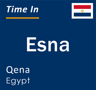 Current local time in Esna, Qena, Egypt