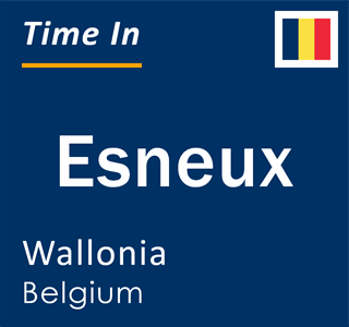 Current time in Esneux, Wallonia, Belgium