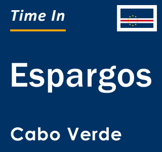 Current local time in Espargos, Cabo Verde