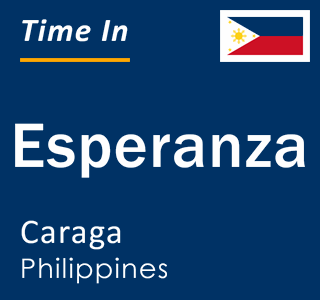 Current local time in Esperanza, Caraga, Philippines