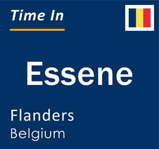 Current local time in Essene, Flanders, Belgium