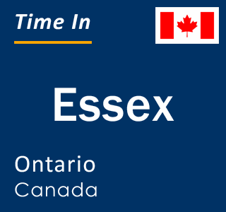 Current local time in Essex, Ontario, Canada