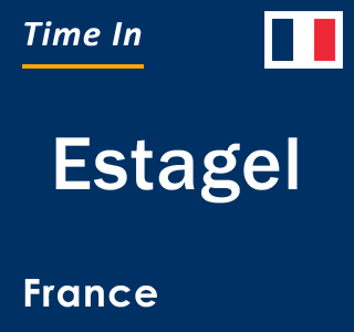 Current local time in Estagel, France