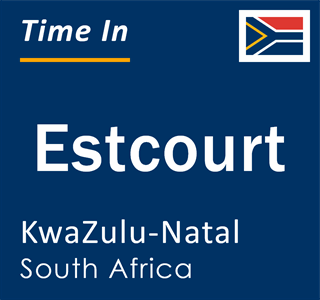 Current local time in Estcourt, KwaZulu-Natal, South Africa