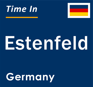 Current local time in Estenfeld, Germany