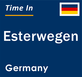 Current local time in Esterwegen, Germany