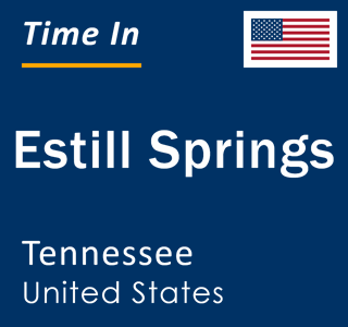 Current local time in Estill Springs, Tennessee, United States