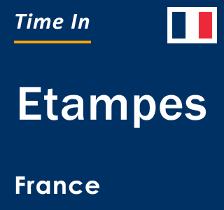 Current local time in Etampes, France