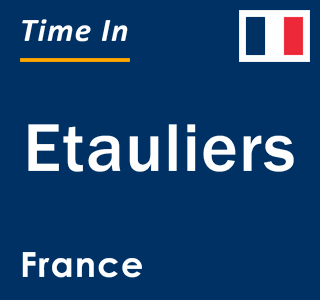 Current local time in Etauliers, France