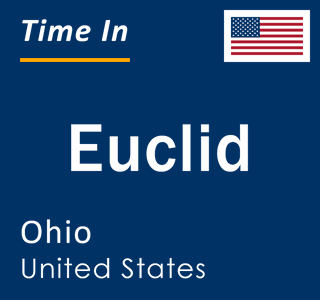 Current time in Euclid, Ohio, United States