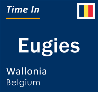 Current local time in Eugies, Wallonia, Belgium