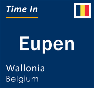 Current time in Eupen, Wallonia, Belgium