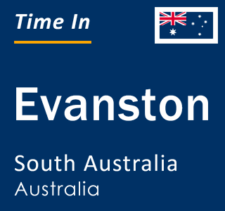 Current local time in Evanston, South Australia, Australia