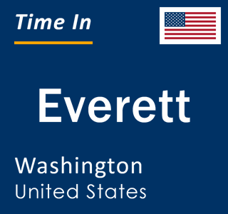 Current time in Everett, Washington, United States