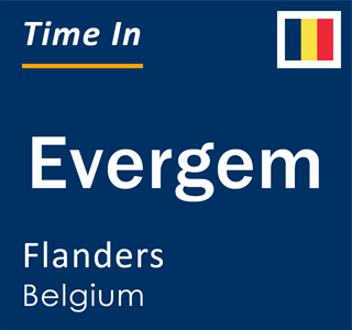 Current local time in Evergem, Flanders, Belgium