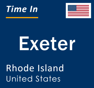 Current local time in Exeter, Rhode Island, United States