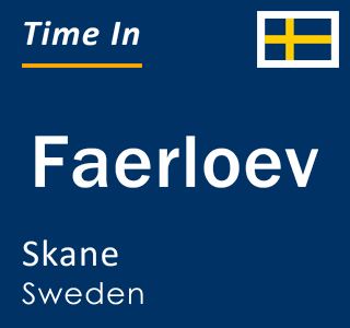 Current local time in Faerloev, Skane, Sweden