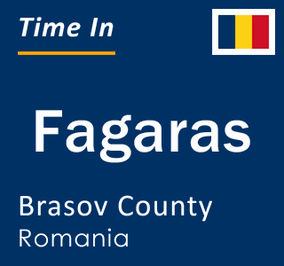 Current local time in Fagaras, Brasov County, Romania