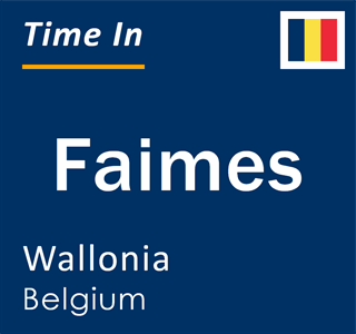 Current local time in Faimes, Wallonia, Belgium
