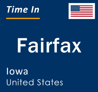 Current local time in Fairfax, Iowa, United States