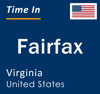 Current local time in Fairfax, Virginia, United States
